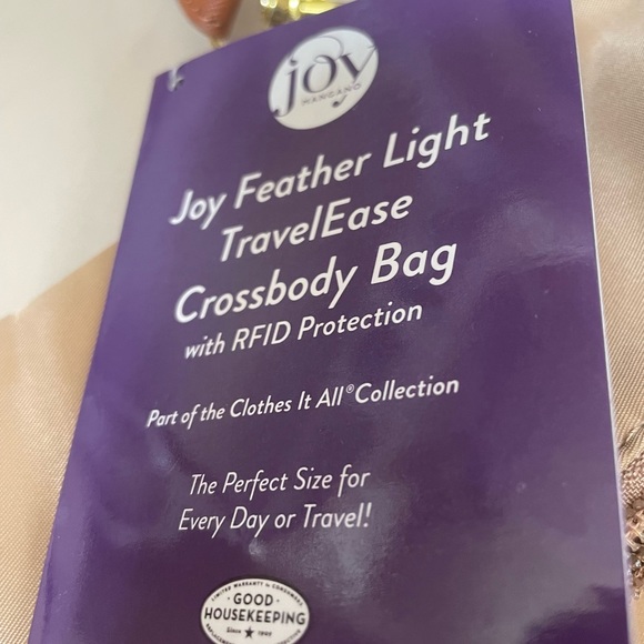 Joy Mangano Tan Crossbody Bag, NWT - Picture 7 of 11